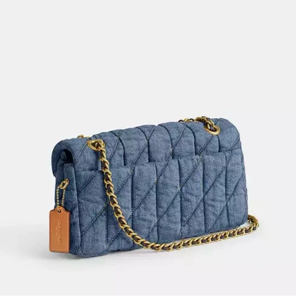 Coach Blue Quilted Crossbody Bag - Picture 2 of 12